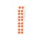 Nevs Direct Thermal Cryo 13mm Dots for 2.0ml Tubes/Vials Orange Roll Form LDTC-12-4-O - alternate 1